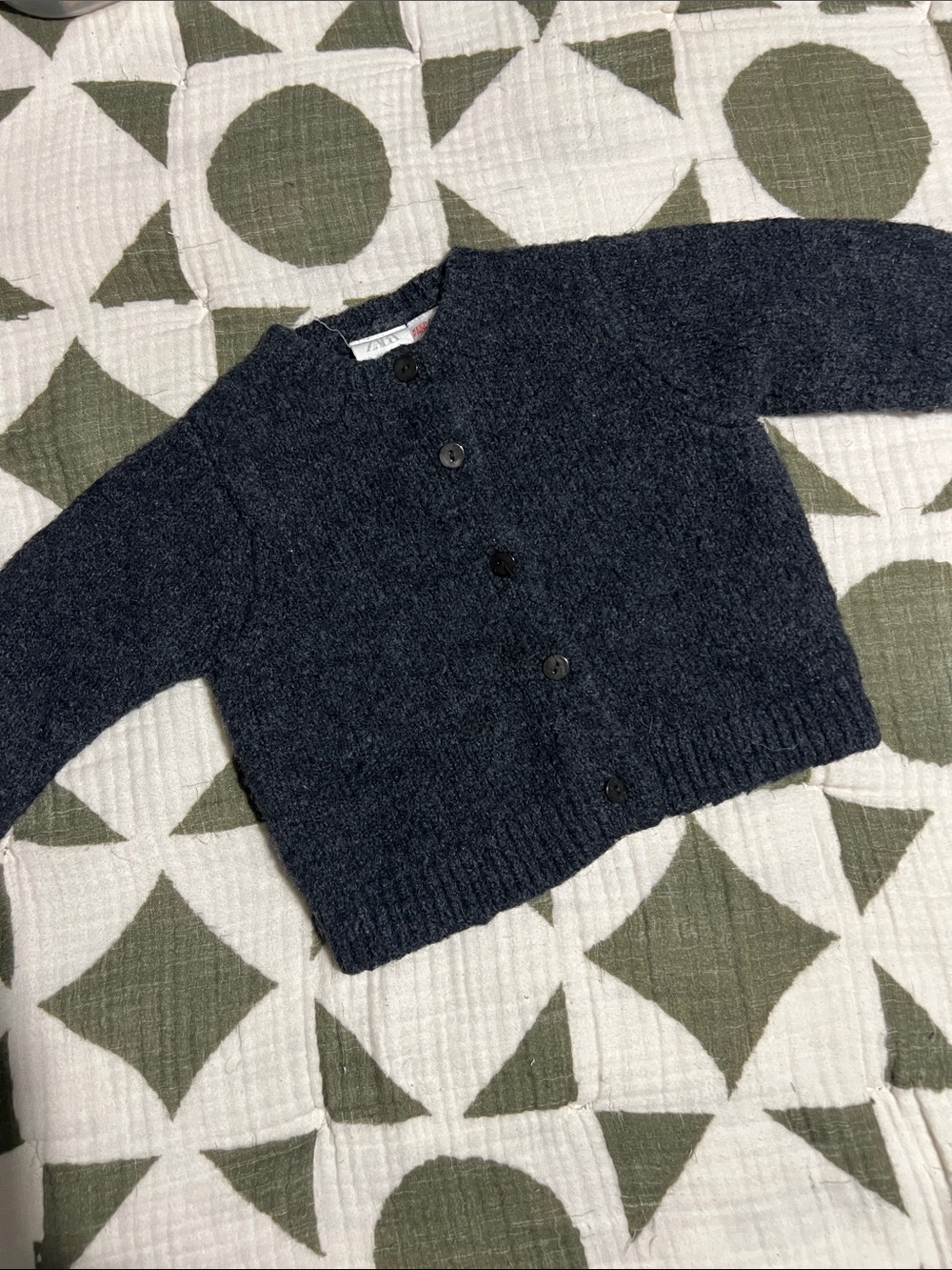 Zara Charcoal Knit Sweater 18-24 mo